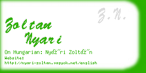 zoltan nyari business card